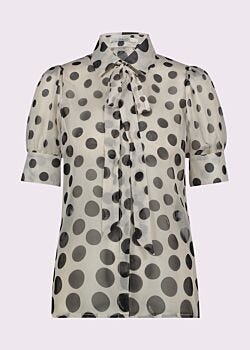 3213 Solitary Star + Women's printed chiffon shirt Gaudì Fashion