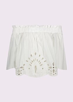Bianco Top da donna bianco off the shoulder Gaudì Fashion