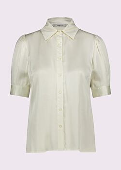 Solitary Star Chemise blanche en satin pour femme Gaudì Fashion