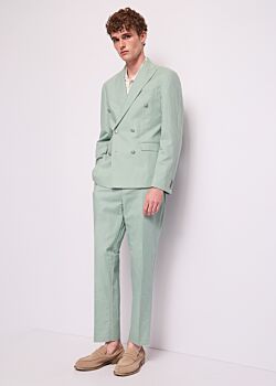 Frosty Green Traje de lino y algodón para hombre Gaudì Uomo