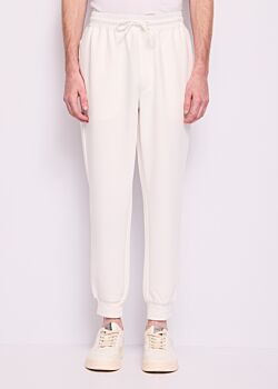Bianco Pantaloni in felpa di misto cotone Gaudì Uomo