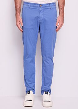 Ebb And Flow Pantalones azules de algodón para hombre Gaudì Uomo