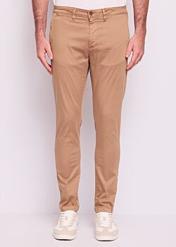 Marrone Pantaloni marroni da uomo in cotone Gaudì Uomo