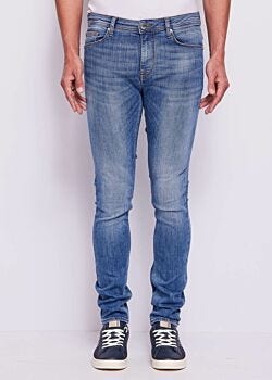 Unico Vaqueros pitillo de algodón desgastado para hombre Gaudì Uomo