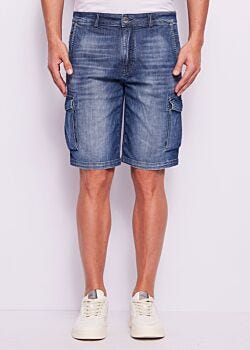 Unico Shorts uomo cargo in denim Gaudì Uomo