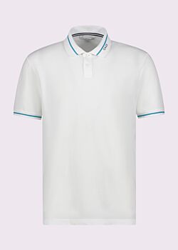 Bianco Polo bianca da uomo in cotone Gaudì Uomo