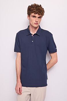 Spellbound Polo blu da uomo in cotone Gaudì Uomo