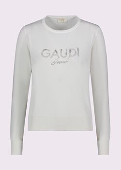 Maglia donna bianca girocollo Gaudì Jeans