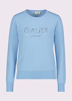 Maglia donna blu girocollo Gaudì Jeans