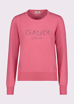 Maglia donna rosa girocollo Gaudì Jeans