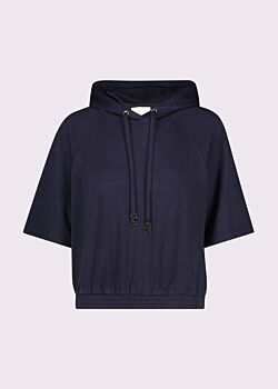 Sweat-shirt bleu avec capuche pour femme Gaudì Jeans