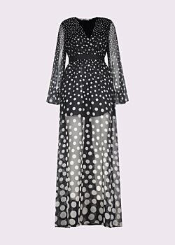 Robe en chiffon imprimé pour femme Gaudì Fashion