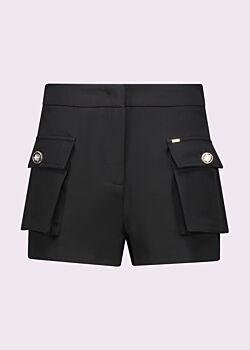 Shorts da donna neri con tasche Gaudì Fashion
