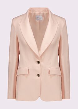 Blazer rose en lin mélangé pour femme Gaudì Fashion
