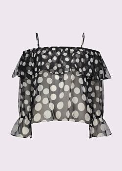 Blouse en chiffon imprimé pour femme Gaudì Fashion