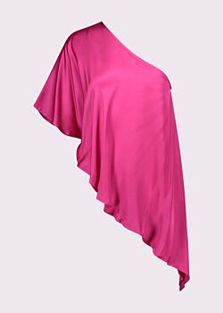 Top fuchsia en satin pour femme Gaudì Fashion