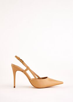 Brown leather slingbacks Gaudì Fashion