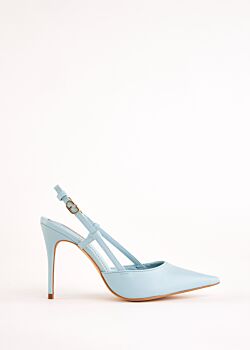 Light blue leather slingbacks Gaudì Fashion