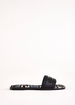 Black faux-leather mules Gaudì Fashion