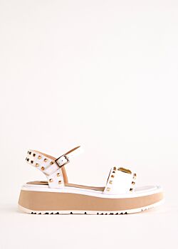 White Sandales blanches en matière synthétique Gaudì Fashion