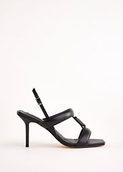 Black Black leather sandals Gaudì Fashion