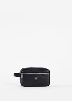 Black Black faux-leather beauty case Gaudì Fashion