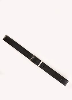 Black/dk Brown Brown leather belt Gaudì Fashion
