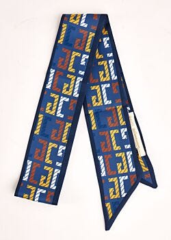 Foulard blu donna con logo Gaudì Fashion