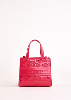 Borsa top handle fucsia con logo Gaudì Fashion