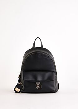 Sac à dos noir en matière synthétique Gaudì Fashion