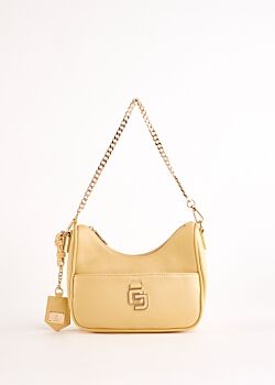Borsa hobo gialla in similpelle Gaudì Fashion