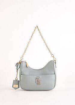 Borsa hobo azzurra in similpelle Gaudì Fashion