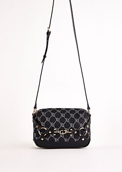 Borsa crossbody nera jacquard Gaudì Fashion