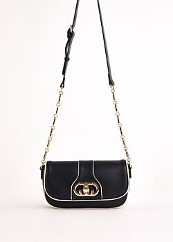Borsa crossbody nera in similpelle Gaudì Fashion