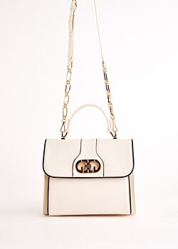 Borsa business bianca con tracolla Gaudì Fashion