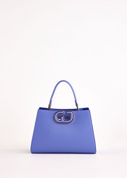 Borsa top handle blu in similpelle Gaudì Fashion