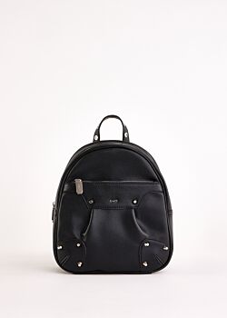 Zaino nero in similpelle con borchie Gaudì Fashion