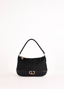 Borsa a spalla nera con tracolla Gaudì Fashion