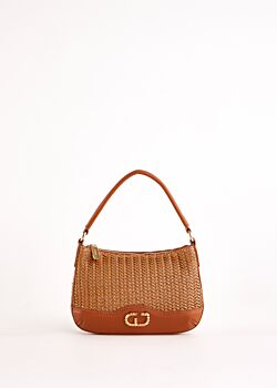Borsa a spalla marrone con tracolla Gaudì Fashion