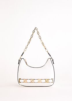 Borsa a spalla bianca con tracolla Gaudì Fashion