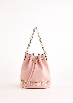 Borsa a secchiello rosa Gaudì Fashion