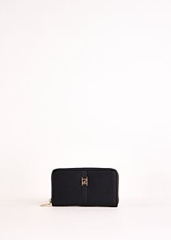 Black zip-around wallet Gaudì Fashion