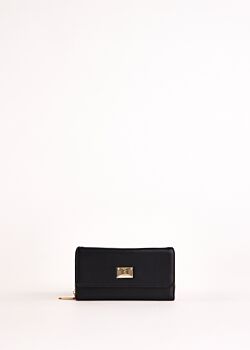 Black zip-around wallet Gaudì Fashion