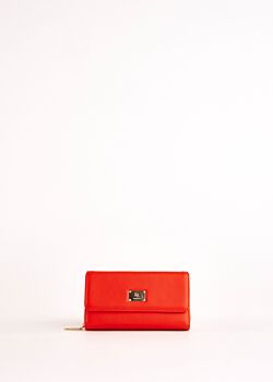 Red zip-around wallet Gaudì Fashion
