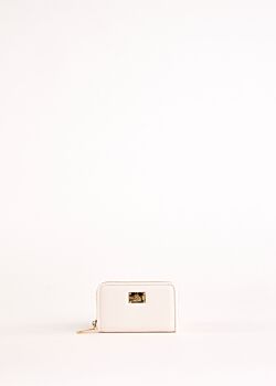 White mini zip-around wallet Gaudì Fashion