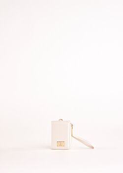 White faux-leather card holder Gaudì Fashion