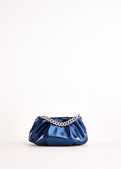 Pochette blu laminata Gaudì Fashion