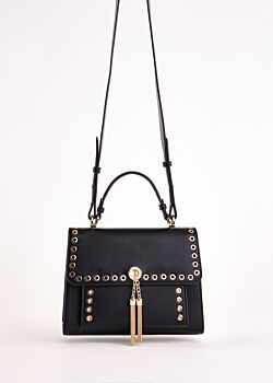 Sac à bandoulière noir en matière synthétique Gaudì Fashion
