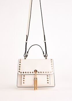 Sac à bandoulière blanc en matière synthétique Gaudì Fashion