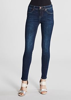 Super skinny dž&iacute;nsy z&nbsp;tmav&eacute;ho denimu Gaudì Jeans